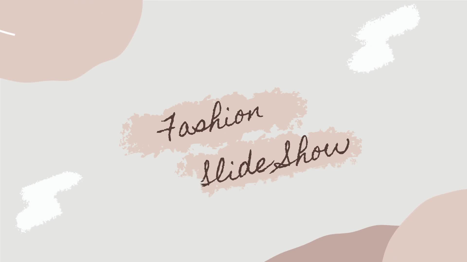 Fashion Slideshow In Brush Stroke Videohive 33320311 After Effects Image 1