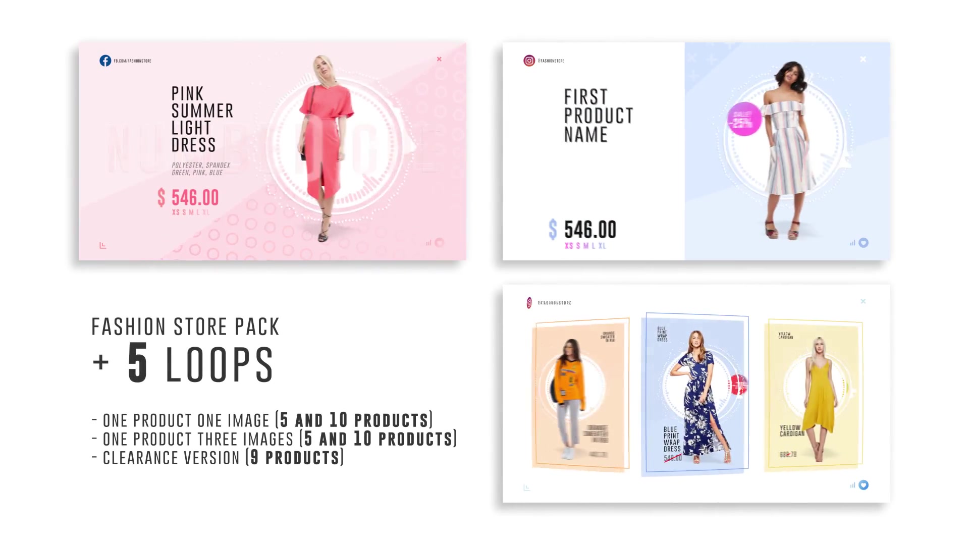 Fashion Store Pack - Download Videohive 22383769