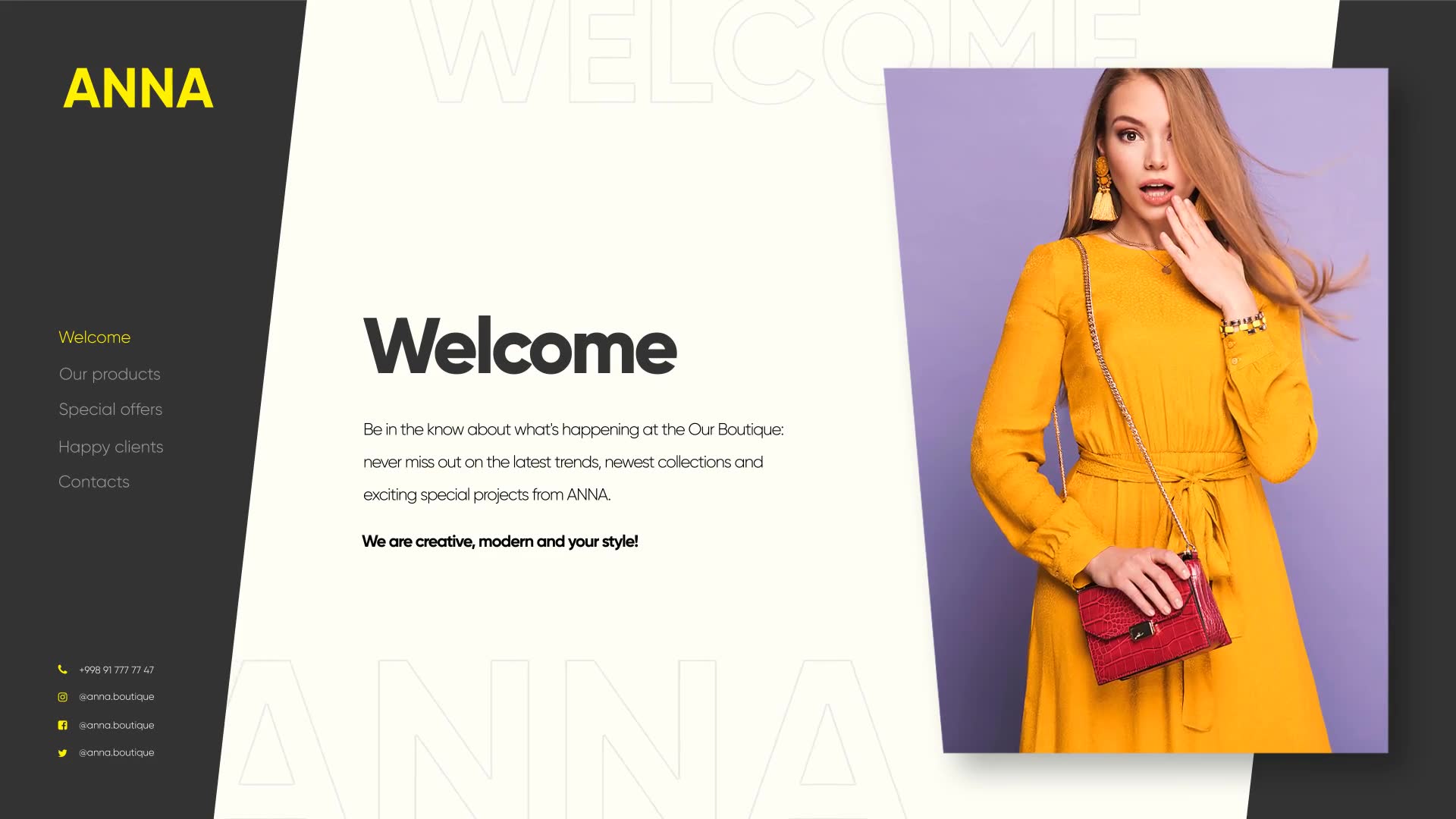 Fashion Store Promo Anna Videohive 23817657 After Effects Image 2