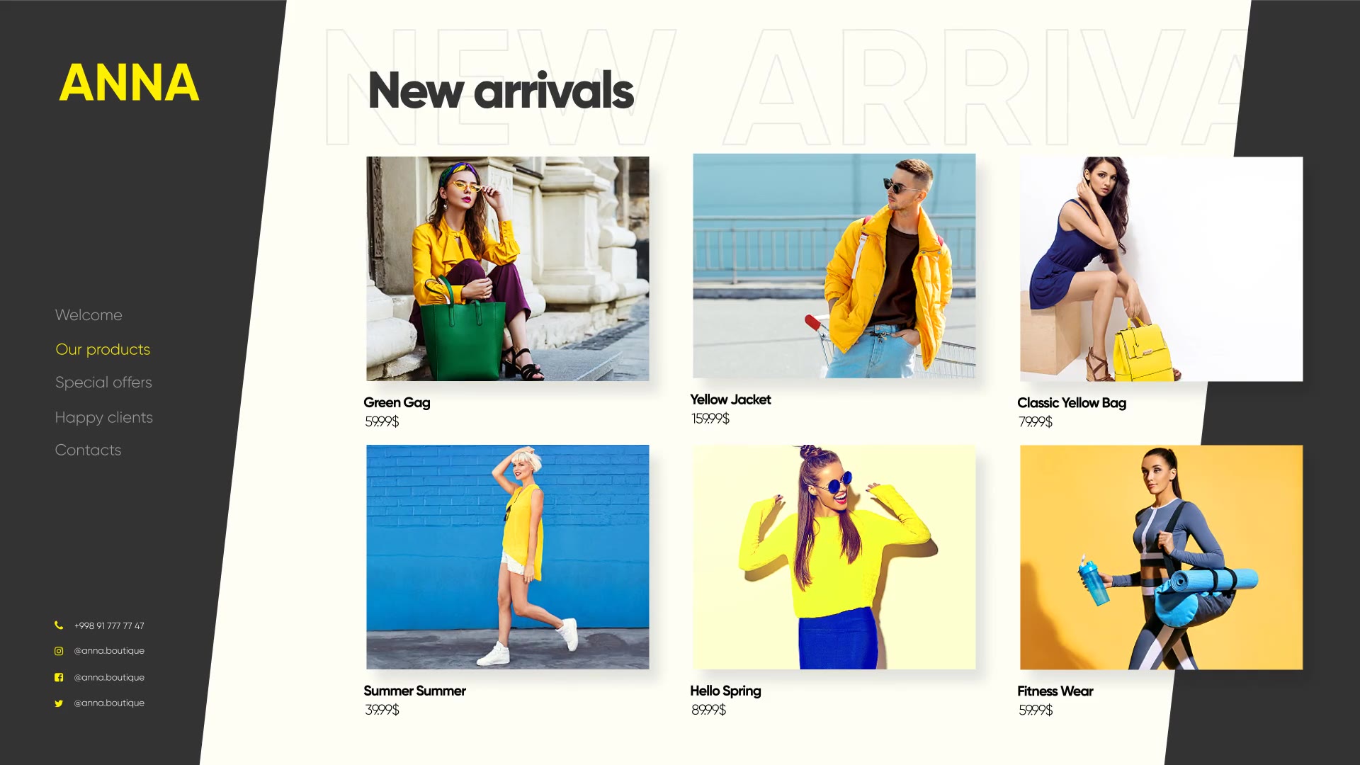 Fashion Store Promo Anna Videohive 23817657 After Effects Image 3