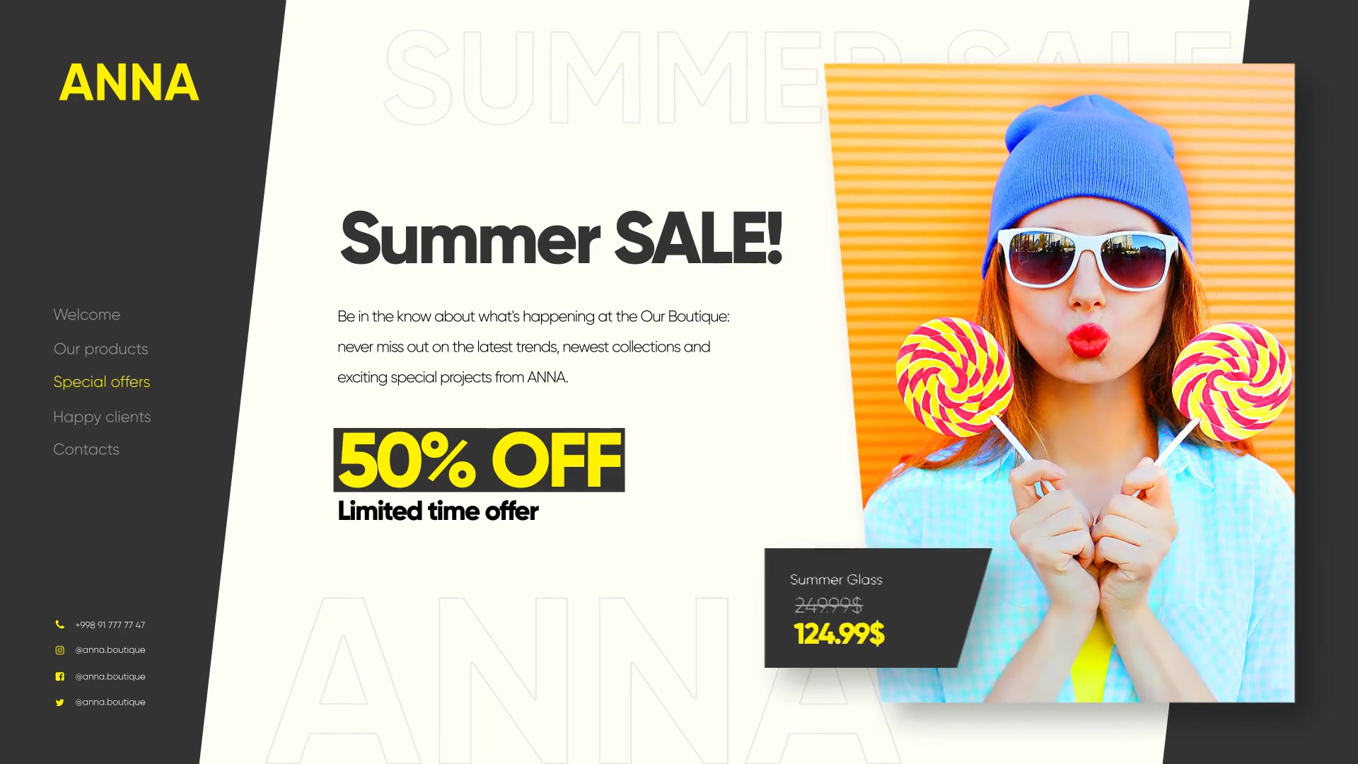 Fashion Store Promo Anna Videohive 23817657 After Effects Image 6