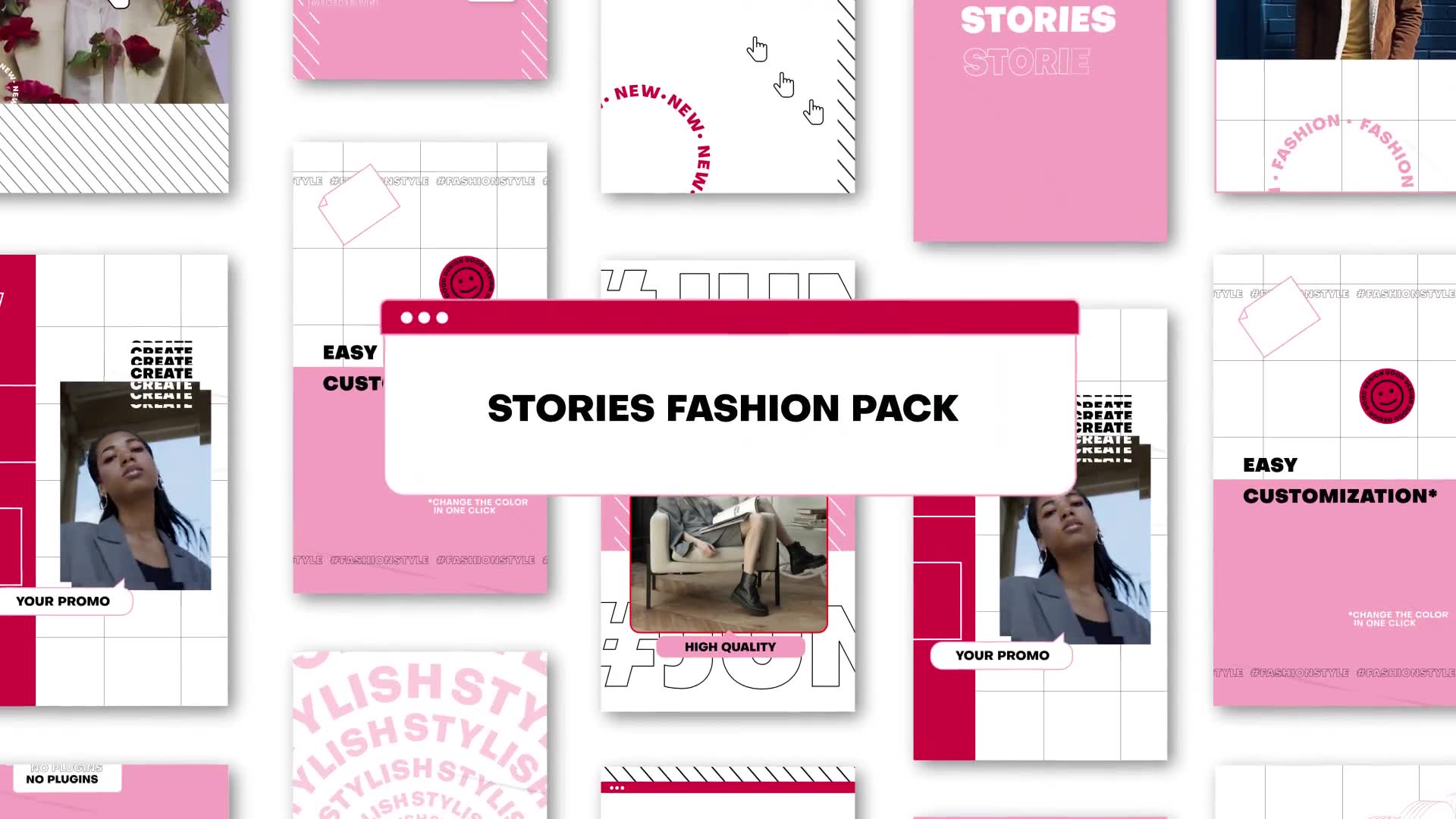 Fashion Stories Pack for Premiere Pro Videohive 33741484 Premiere Pro Image 9