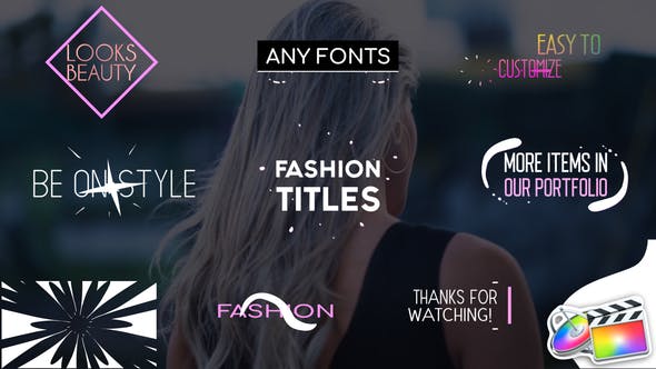 Fashion Titles | FCPX - 25445343 Download Videohive
