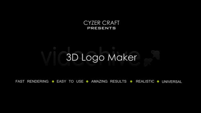 Fast 3D Logo Maker - Download Videohive 3863966