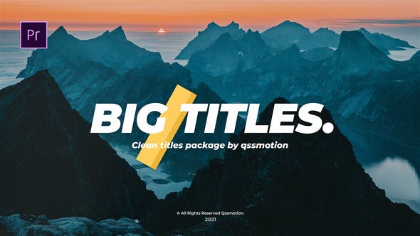 Fast and Stylish Titles For Premiere Pro - Videohive Download 29969243
