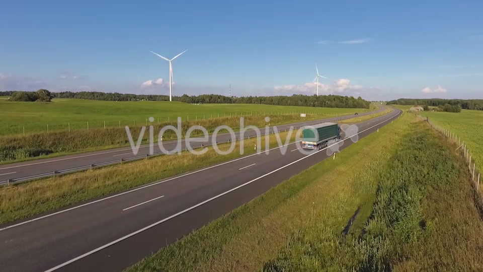 Fast Cargo Truck Driving On Highway  Videohive 17139551 Stock Footage Image 3