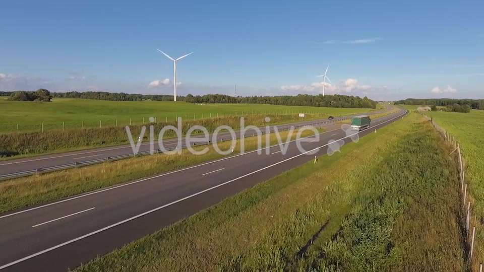 Fast Cargo Truck Driving On Highway  Videohive 17139551 Stock Footage Image 4