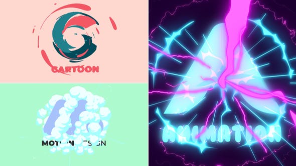Fast Cartoon Logo Reveal 3 in1 - Download Videohive 35655260