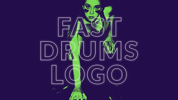 Fast Drums Logo Opener - Videohive 19671278 Download