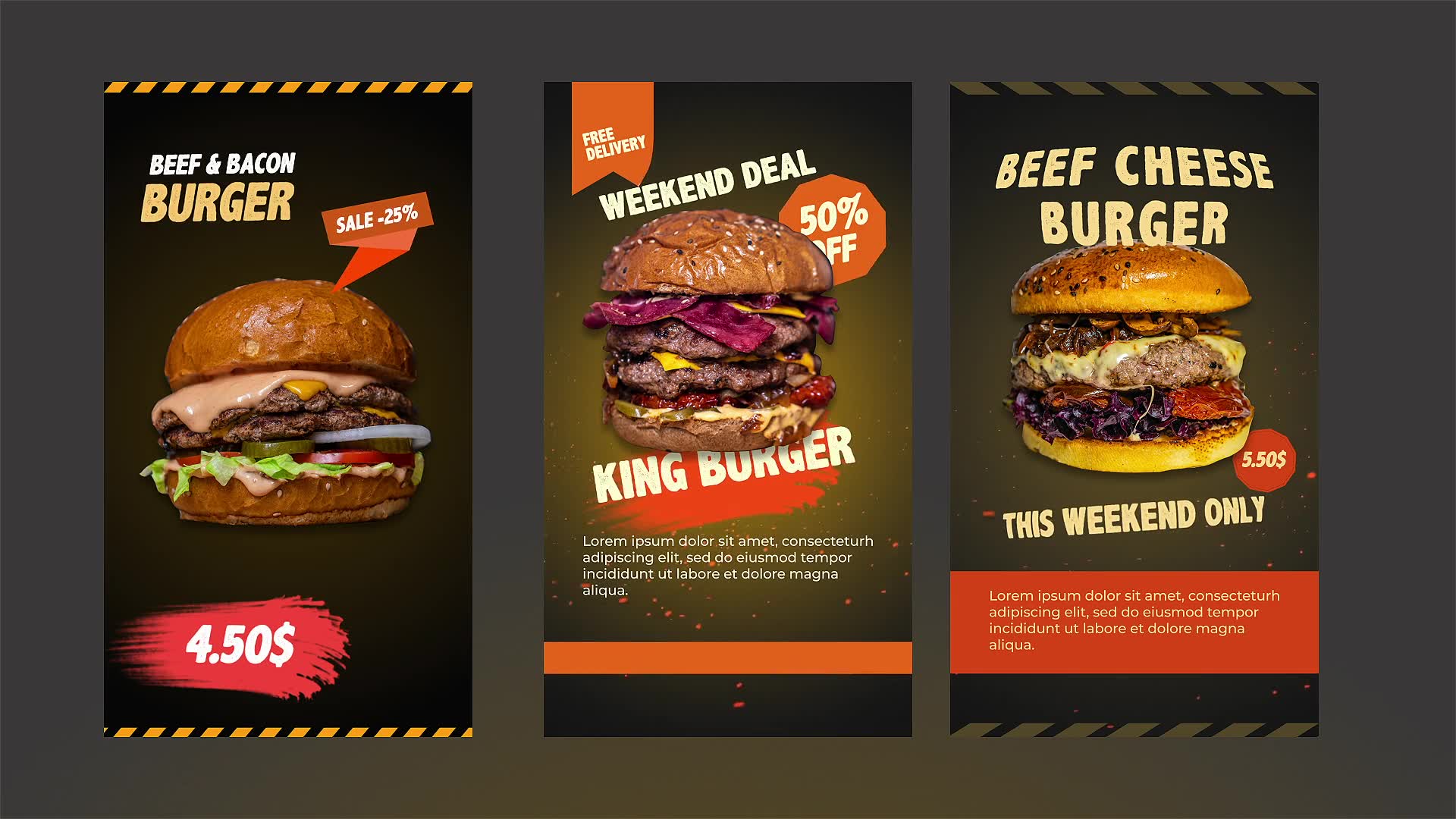 Fast Food Menu Stories Videohive 33661339 After Effects Image 2