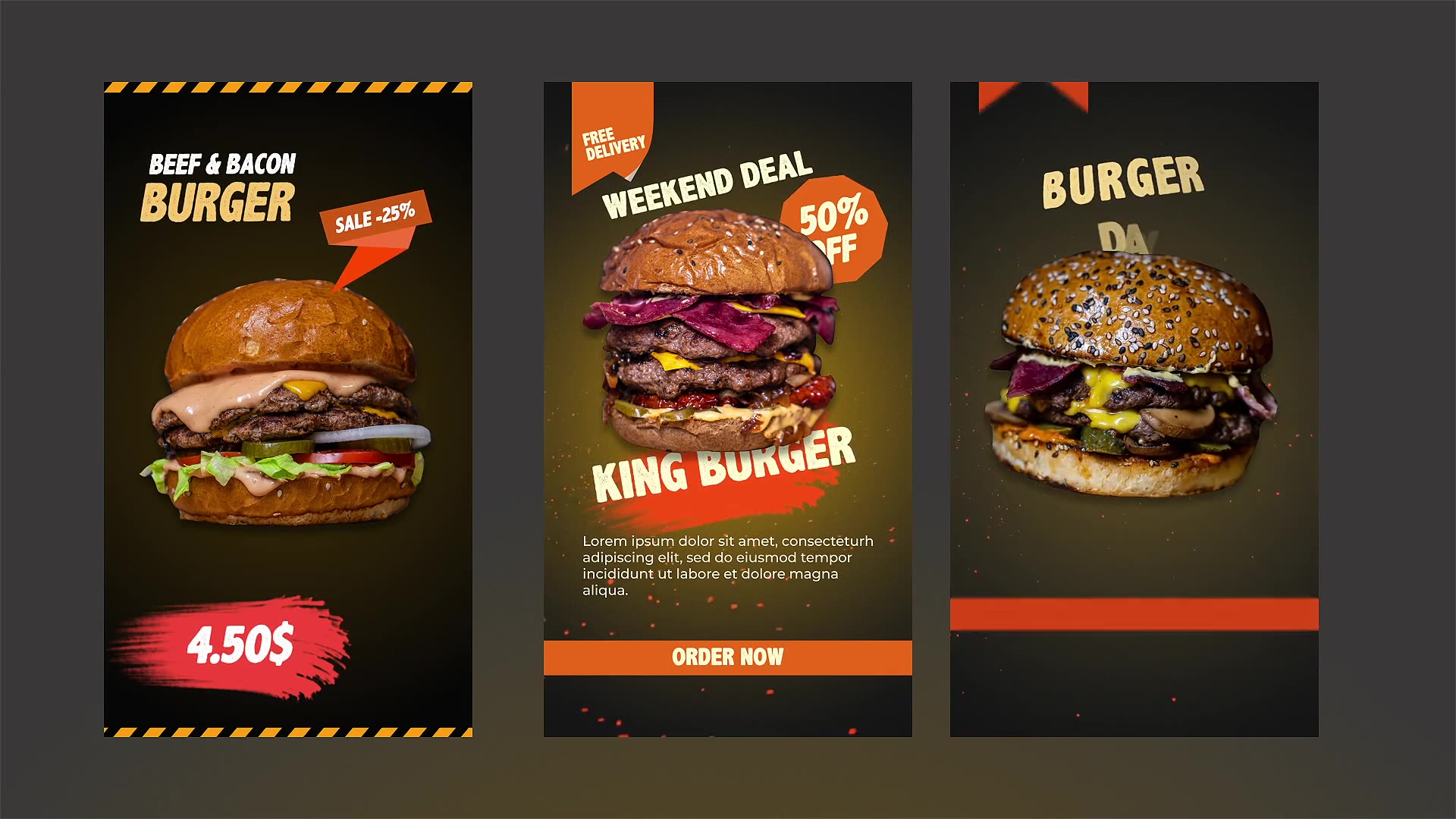 Fast Food Menu Stories Videohive 33661339 After Effects Image 3