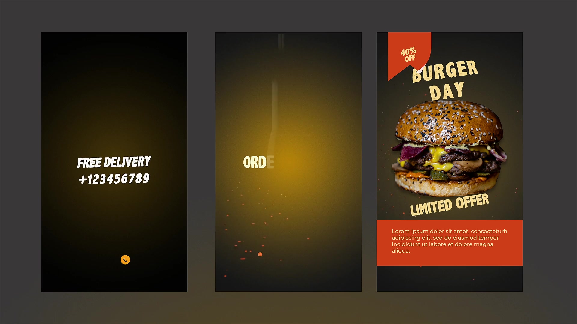 Fast Food Menu Stories Videohive 33661339 After Effects Image 4