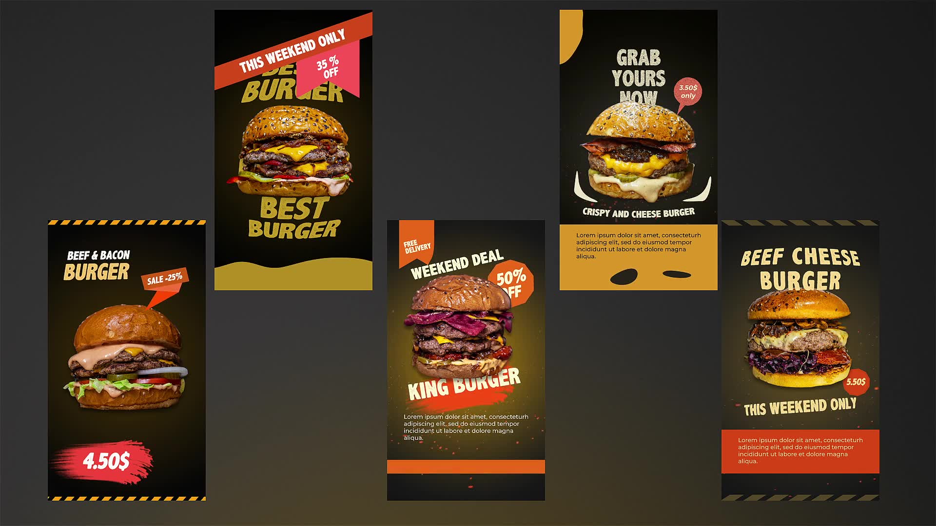 Fast Food Menu Stories Videohive 33661339 After Effects Image 7