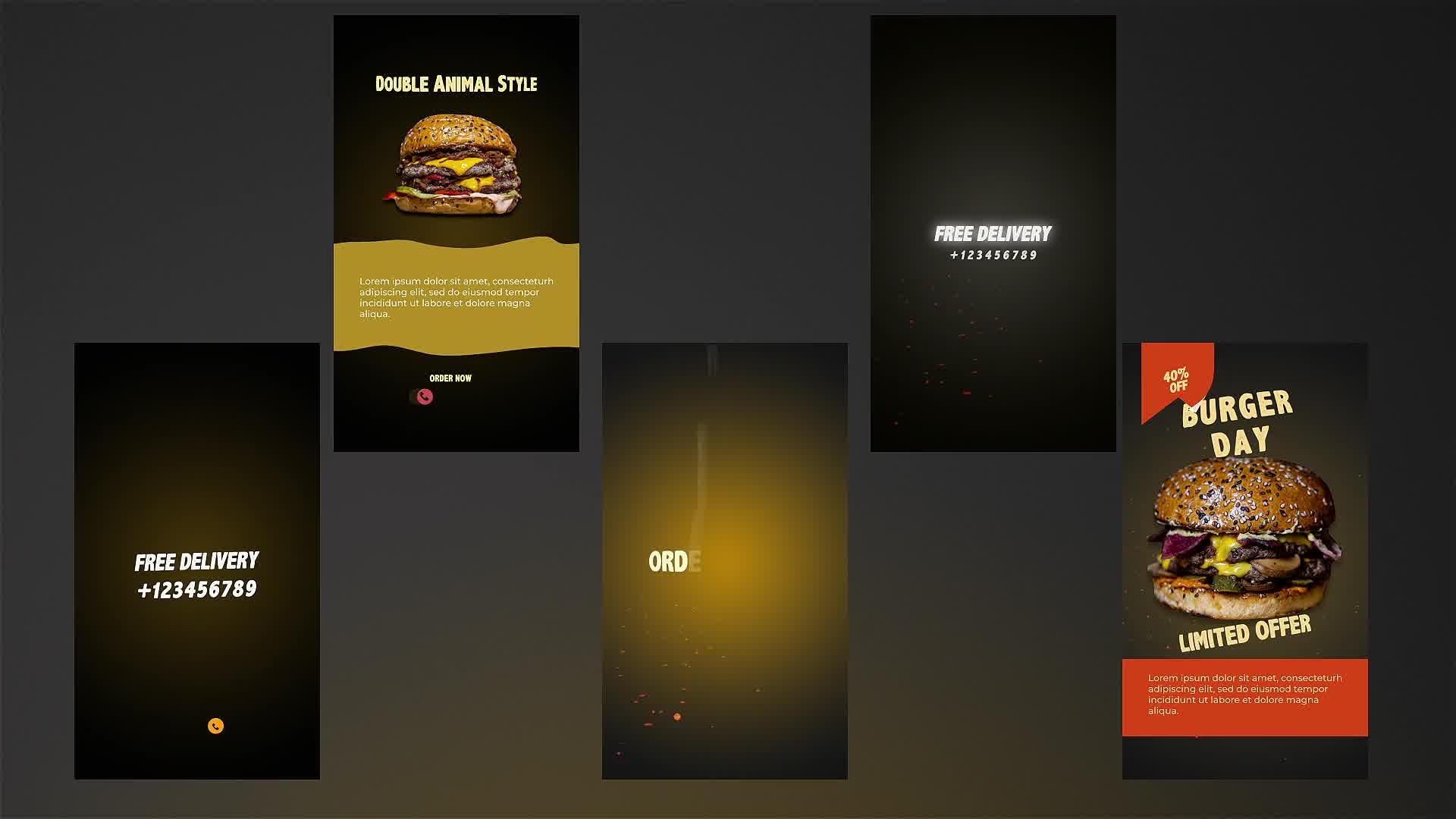 Fast Food Menu Stories Videohive 33661339 After Effects Image 9