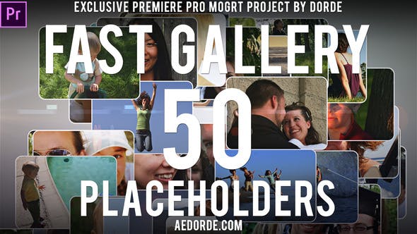 Fast Gallery Premiere Pro Mogrt Project - Download 37122828 Videohive