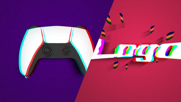 Fast Glitch Gaming Logo - 36495478 Videohive Download