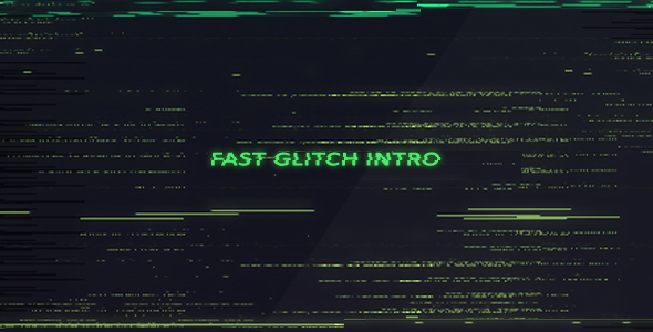 Fast Glitch Intro - Download Videohive 15953983