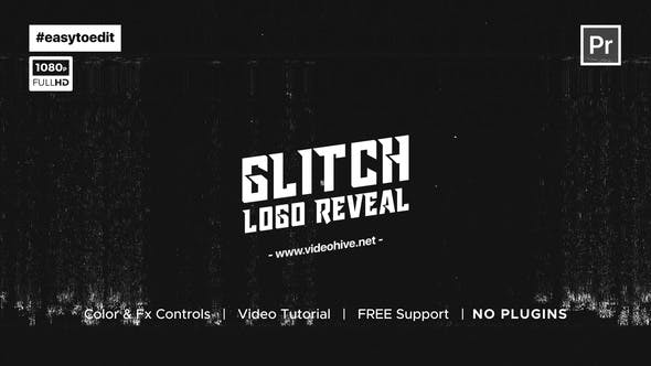 Fast Glitch Logo Reveal Template - 34195503 Download Videohive