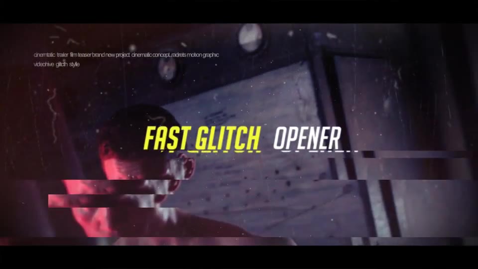 Fast Glitch Opener Videohive 17100566 After Effects Image 2