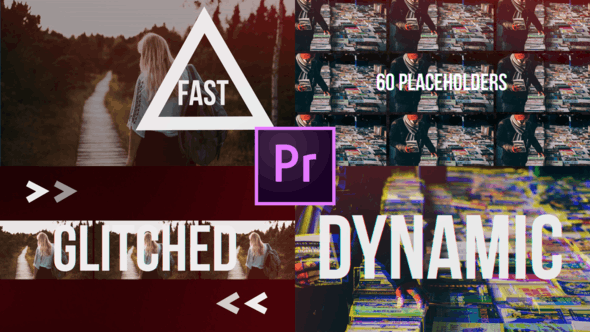 Fast Glitch Slideshow // Dynamic Opener - Videohive Download 22061425