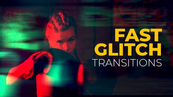 Fast Glitch Transitions - Download 39785668 Videohive