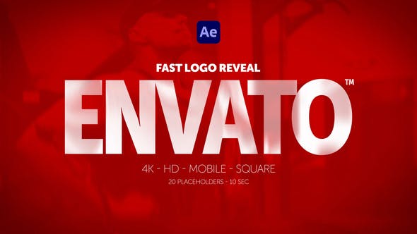 Fast Logo Reveal - 33994933 Videohive Download