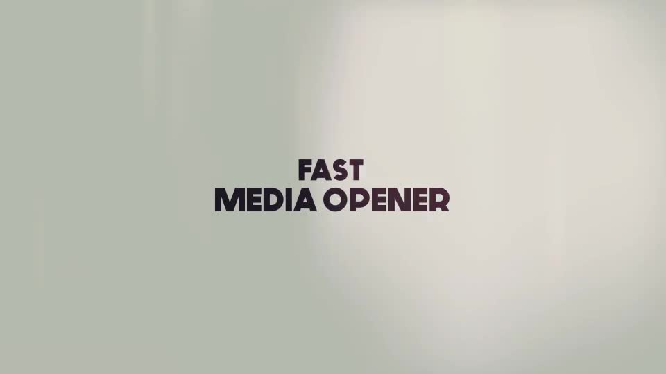 Fast Media Opener - Download Videohive 16081272