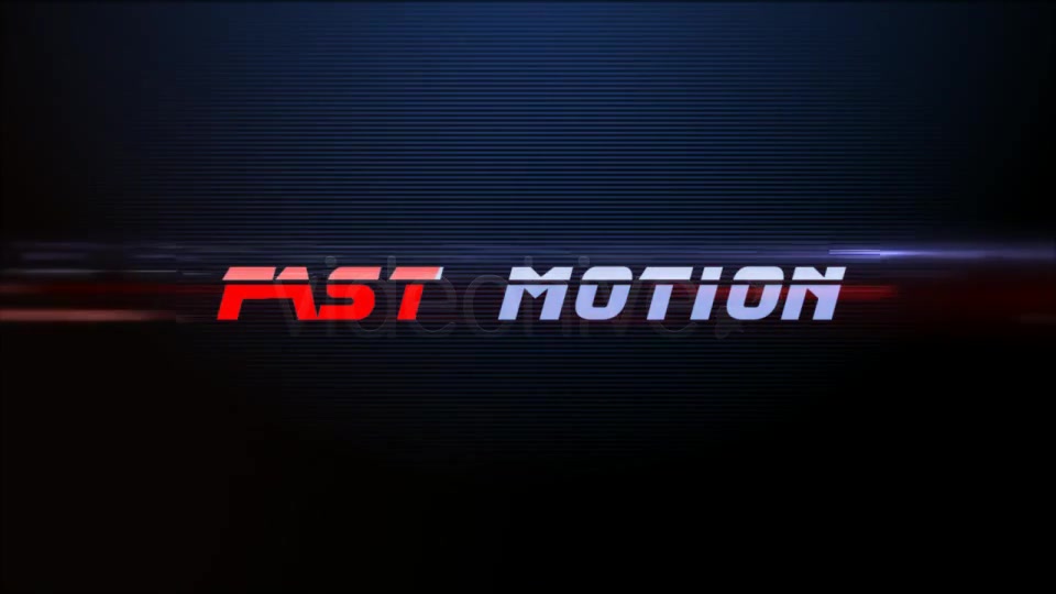 Fast Motion (Logo Reveal) - Download Videohive 2297960