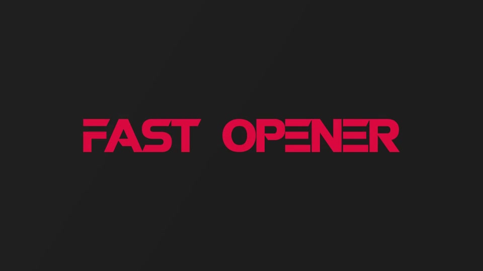 Fast Opener - Download Videohive 16516622
