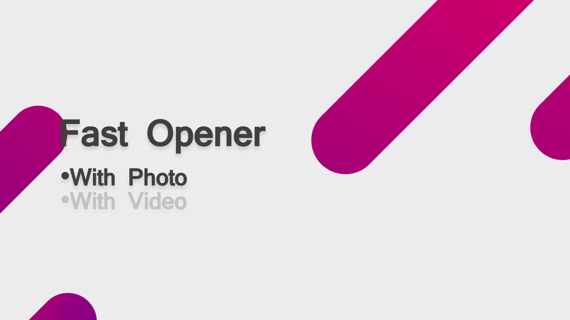 Fast Opener Videohive 23165325 After Effects Image 1