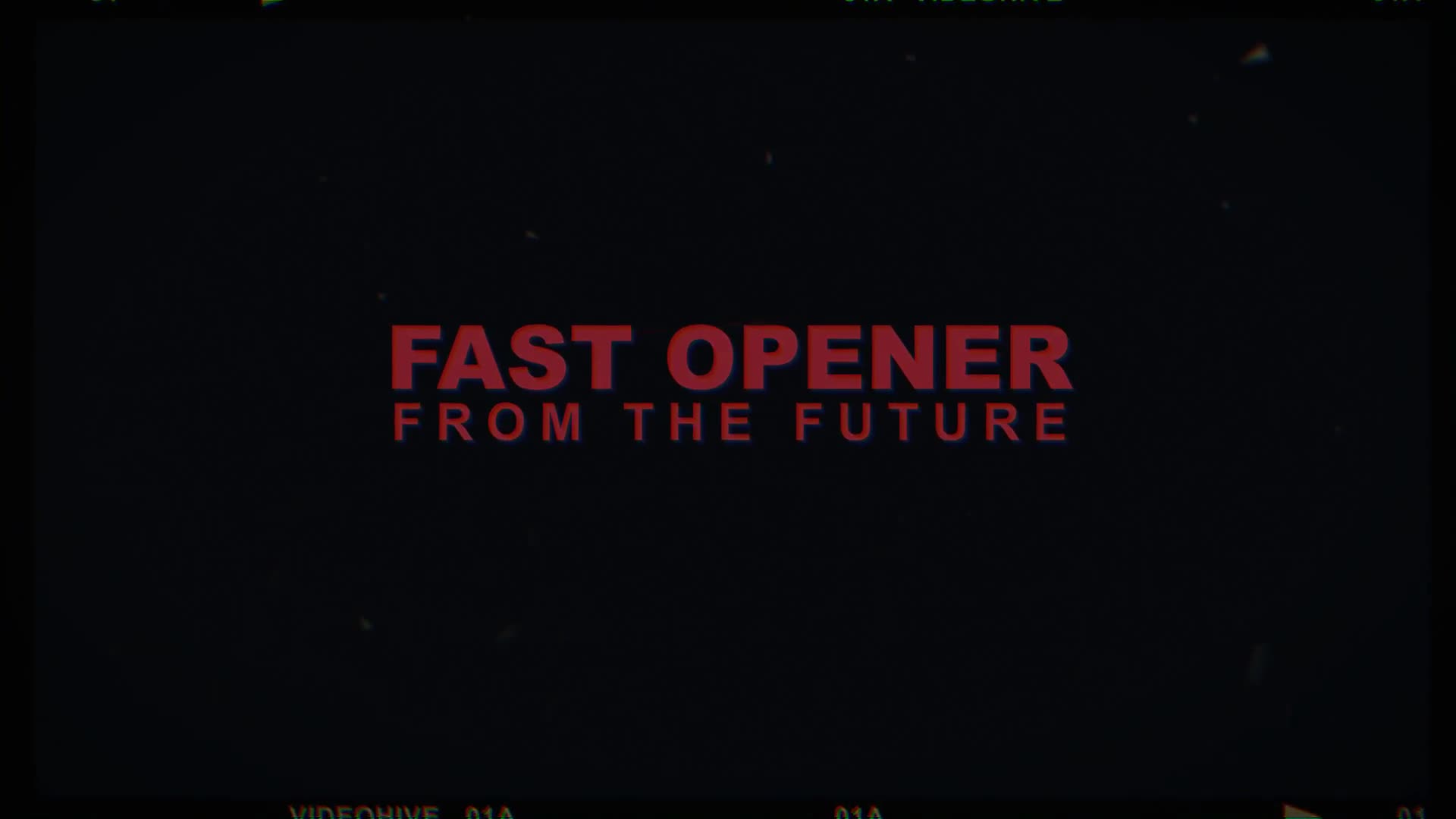 Fast Opener From The Future Videohive 24833195 After Effects Image 1
