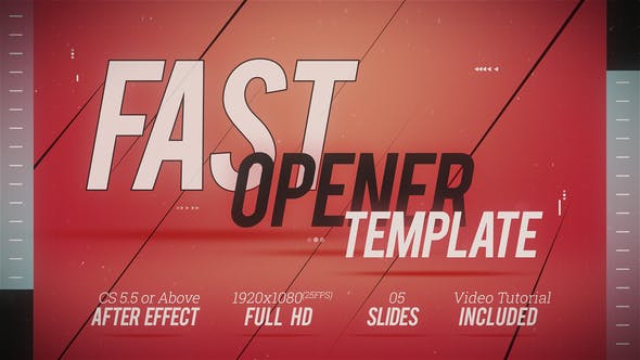 Fast Opener Template 2 - Download 22605302 Videohive