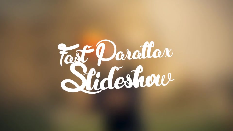 Fast Parallax Slideshow - Download Videohive 17778528