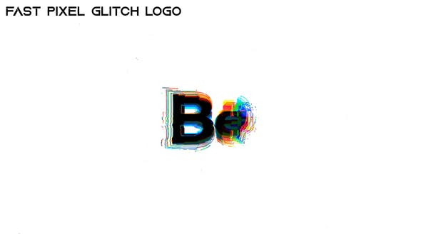 Fast Pixel Glitch Logo - 31352623 Download Videohive