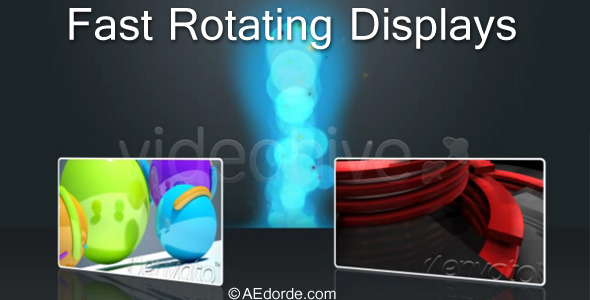Fast rotating displays - Download Videohive 61691
