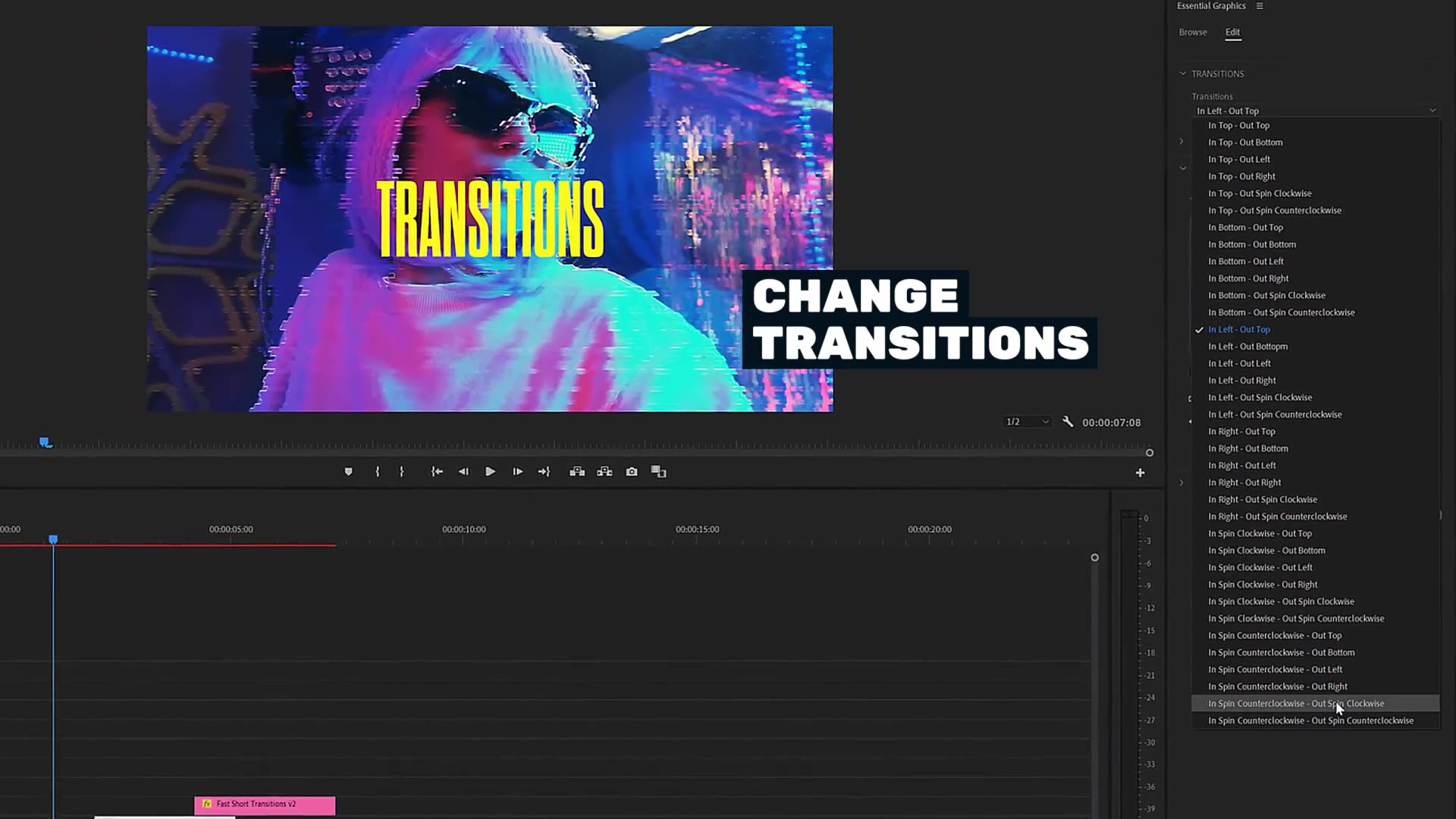 Fast Short Transitions Videohive 36192615 Premiere Pro Image 10