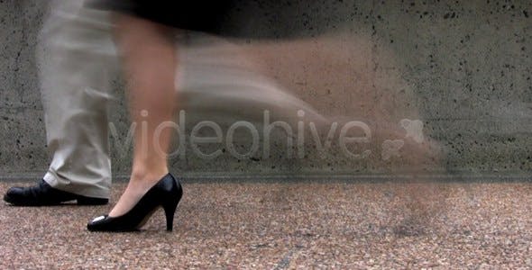 Fast Sidewalk Feet HD Loop  - 111930 Videohive Download