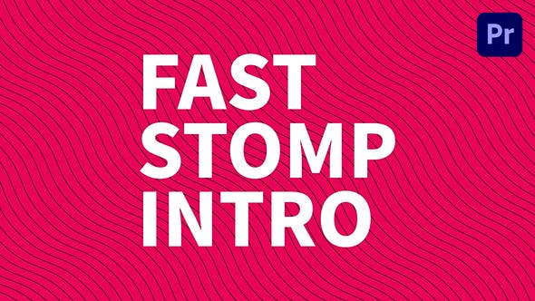 Fast Stomp Intro | Mogrt - Videohive Download 35477357
