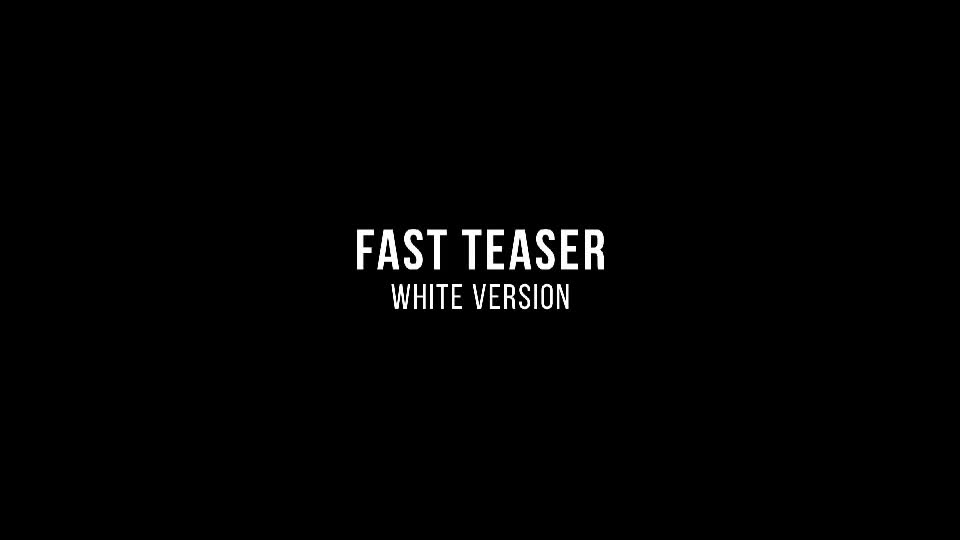 Fast Teaser Videohive 11932752 After Effects Image 1