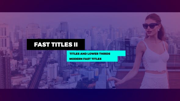 Fast Titles II - 20269670 Videohive Download