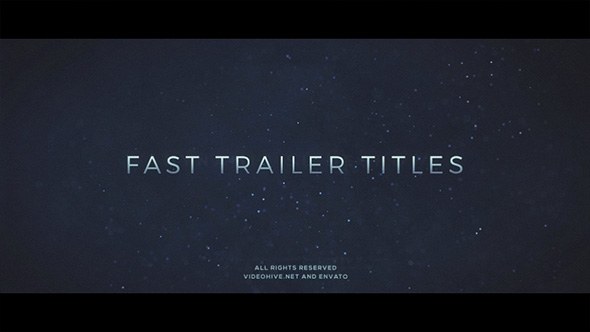Fast Trailer Teaser - Download Videohive 19579243