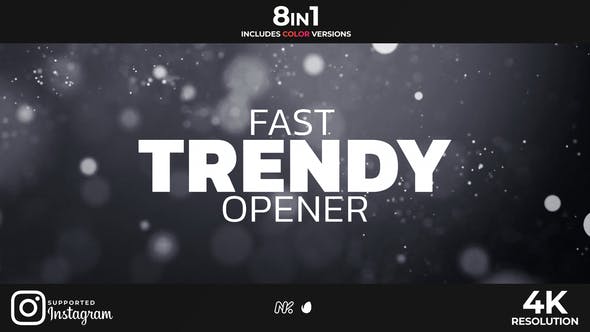 Fast Trendy Opener - Videohive 32454070 Download