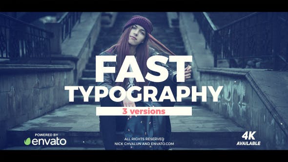 Fast Typography - 20694062 Download Videohive