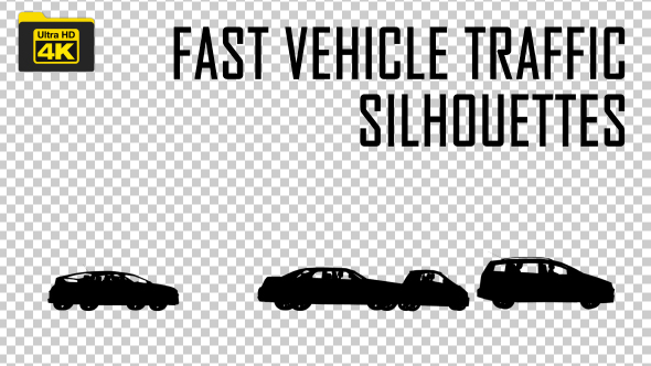 Fast Vehicle Traffic Silhouettes - Download Videohive 19825112
