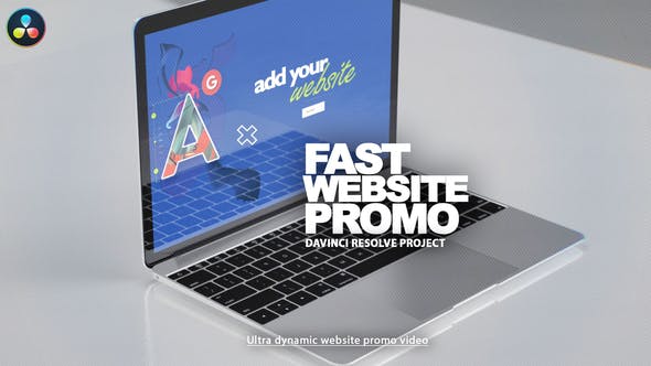 Fast Website Promo DaVinci Resolve Template - Videohive 35632965 Download