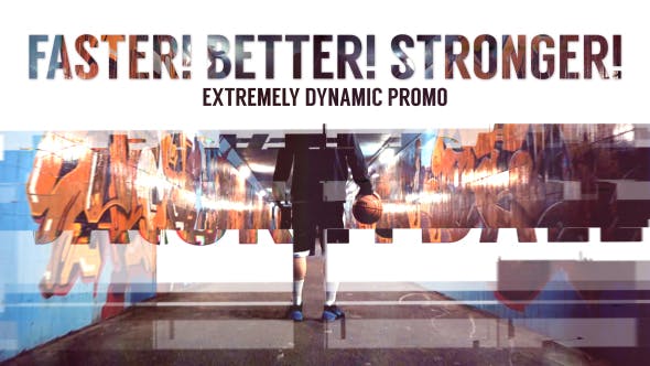 Faster Better Stronger // Dynamic Slideshow - 16438272 Download Videohive