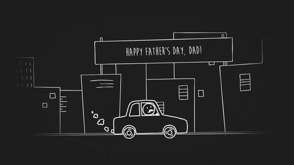 Fathers Day Doodle - Download Videohive 27152529
