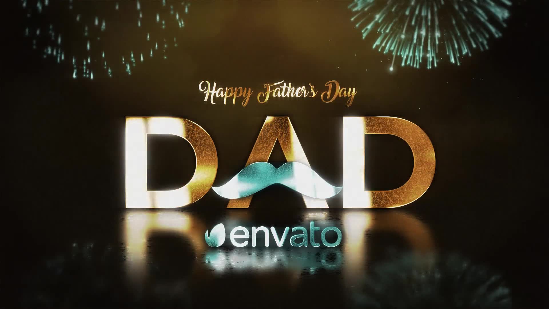 Fathers Day Golden Wishes Videohive 32491533 After Effects Image 7