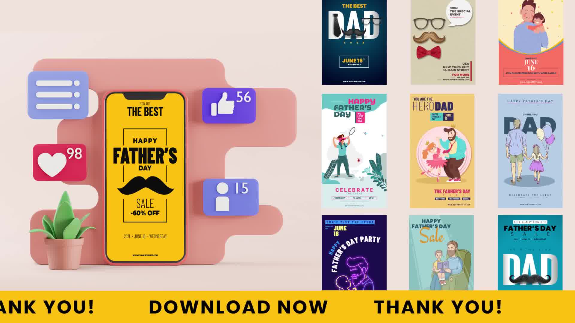 Fathers Day Instagram Stories Videohive 32034341 After Effects Image 11