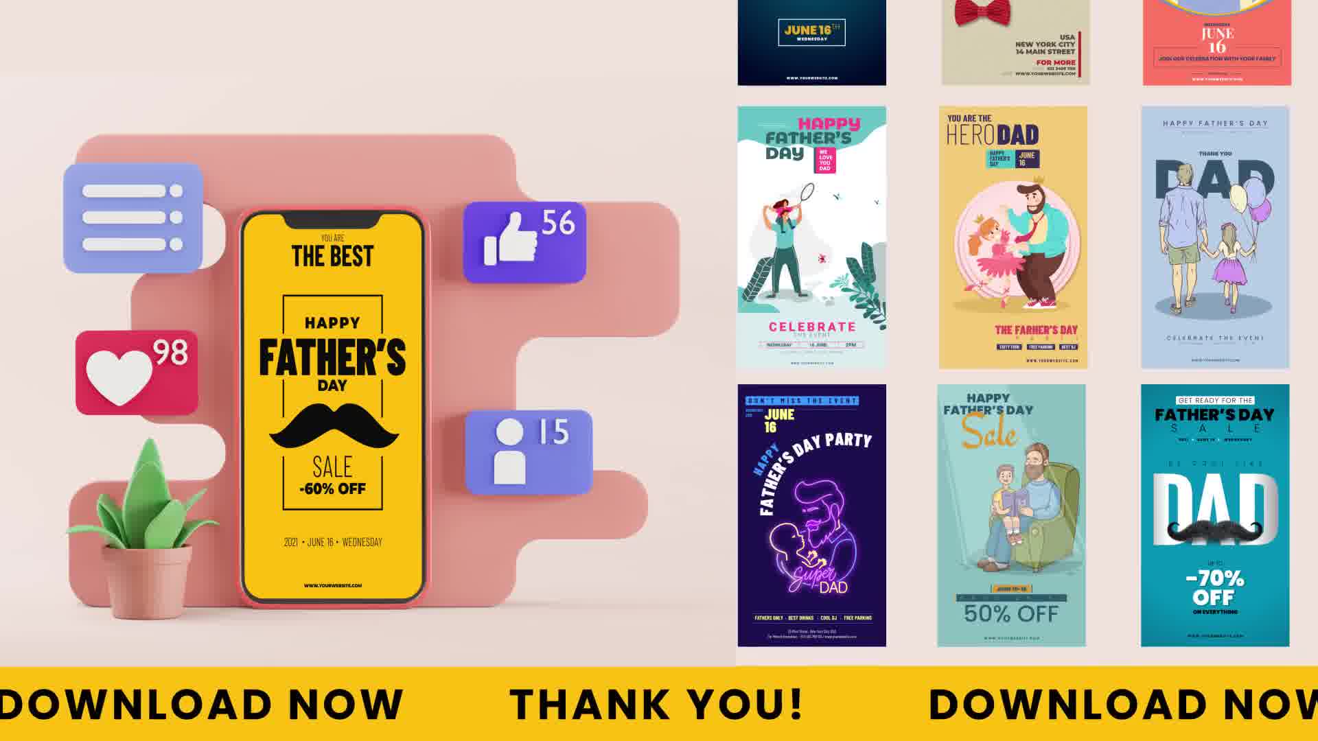 Fathers Day Instagram Stories Videohive 32034341 After Effects Image 12